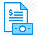 Document Dollar Invoice Icon