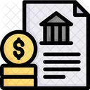Finance Report Money Bank Icon