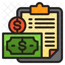 Finance Report Finance File Cash Icon
