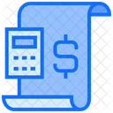 Finance Report File Dollar Icon
