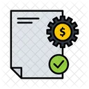 Finance Report Coin Dollar Icon