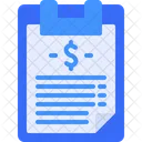 Finance Report Clipboard Sale Icon