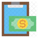 Clipboard Money Finance Icon