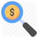 Money Search Finance Icon