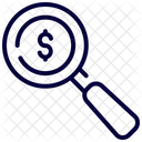 Money Search Finance Icon