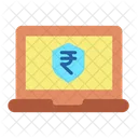 Ilaptop Finance Security Online Banking Security Icon
