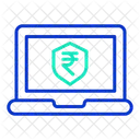 Ilaptop Finance Security Online Banking Security Icon
