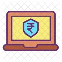 Ilaptop Finance Security Online Banking Security Icon