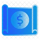 Document Banking Money Icon
