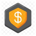 Finance Shield Financial Protection Security Icon