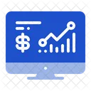 Finance Statistics  Icon