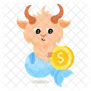 Astrology Sign Zodiac Sign Dollar Icon