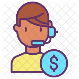 Finance Support  Icon