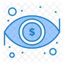 Finance View Dollar Eye Icon
