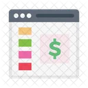 Webpage Finance Business Icon