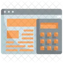 Finance Website Calcuulator Web Icon