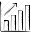 Financeiro Grafico Estoque Ícone