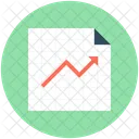 Financeiro Relatorio Grafico Ícone