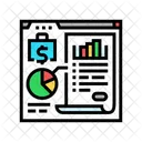 Financeiro Analise Relatorio Ícone