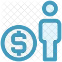 Dollar Money People Icon