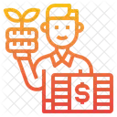 Businessman Money Manager Icon