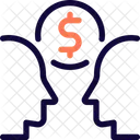 Financer Two People And Money Business Mind Icon