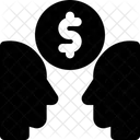 Financer Two People And Money Business Mind Icon