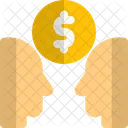 Financer Two People And Money Business Mind Icon