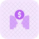 Financer Two People And Money Business Mind Icon
