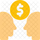 Financer Two People And Money Business Mind Icon
