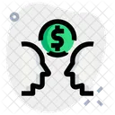 Financer Two People And Money Business Mind Icon
