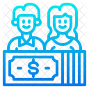 Financer Man Woman Icon