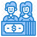 Financer Man Woman Icon