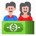 Financer Man Woman Icon