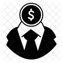 White Collar Usd Pen Draw Icon