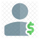 Financer Banker Profile Money Icon