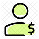 Financer Banker Profile Money Icon