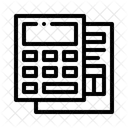 Finances Calculs Mathematiques Icône