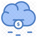 Financiacion En La Nube Fondo En La Nube Dinero En La Nube Icon