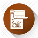 Financial Report Chart Icon