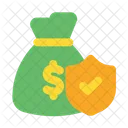 Financial Compensation Money Bag Icon