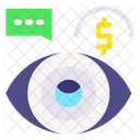 Financial Monitoring Vision Icon