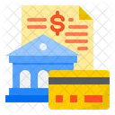 Financial Bank Service Financial Document Icon