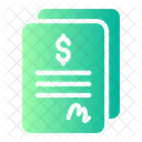 Financial Report Document Icon