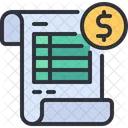 Financial Result Report Icon