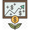 Financial Literacy Market Icon