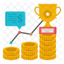Financial Achievement Financial Award Financial Reward Icon