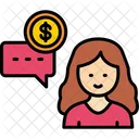 Financial Advisor Female Girl Icon