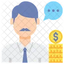 Financial Advisor Male  Icon