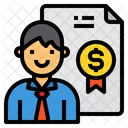 Manager Certificate Finance Icon